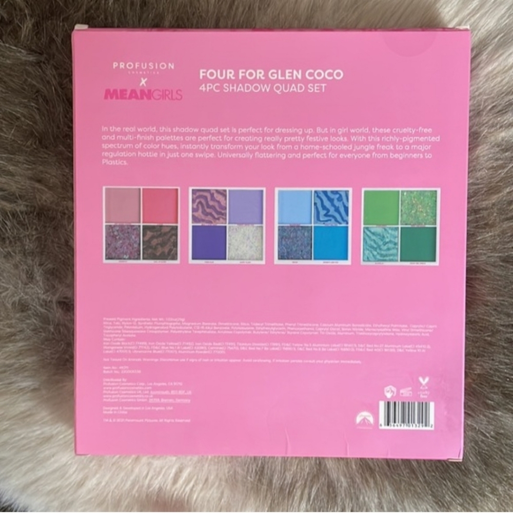 Profusion Cosmetics Mean Girls Eyeshadow Quad - Vibrant Collection - Picture 3 of 11